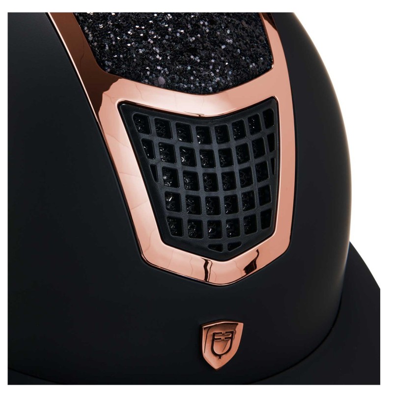 CASCO ECLIPSE STONE MAT BLACK EQUESTRO