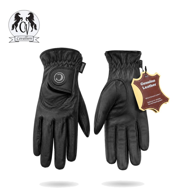 GUANTES PIEL SOFT LYCRA CAVALLIERE