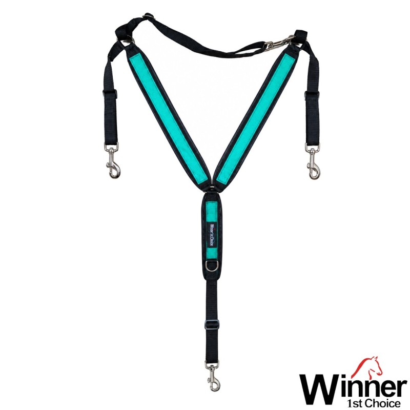 PECHOPETRAL TROTE NYLON CRUZADO ANCHO WINNER