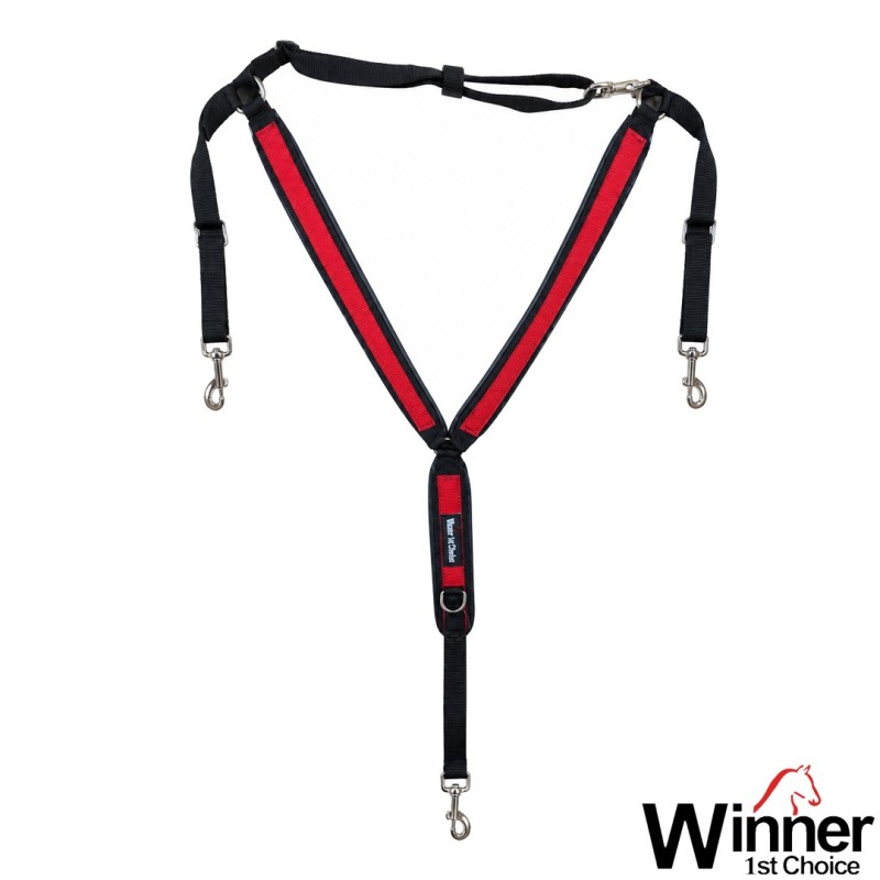 PECHOPETRAL TROTE NYLON CRUZADO ANCHO WINNER