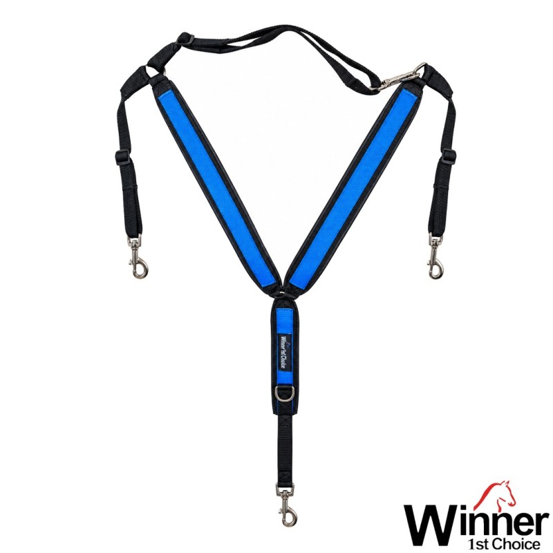 PECHOPETRAL TROTE NYLON CRUZADO ANCHO WINNER